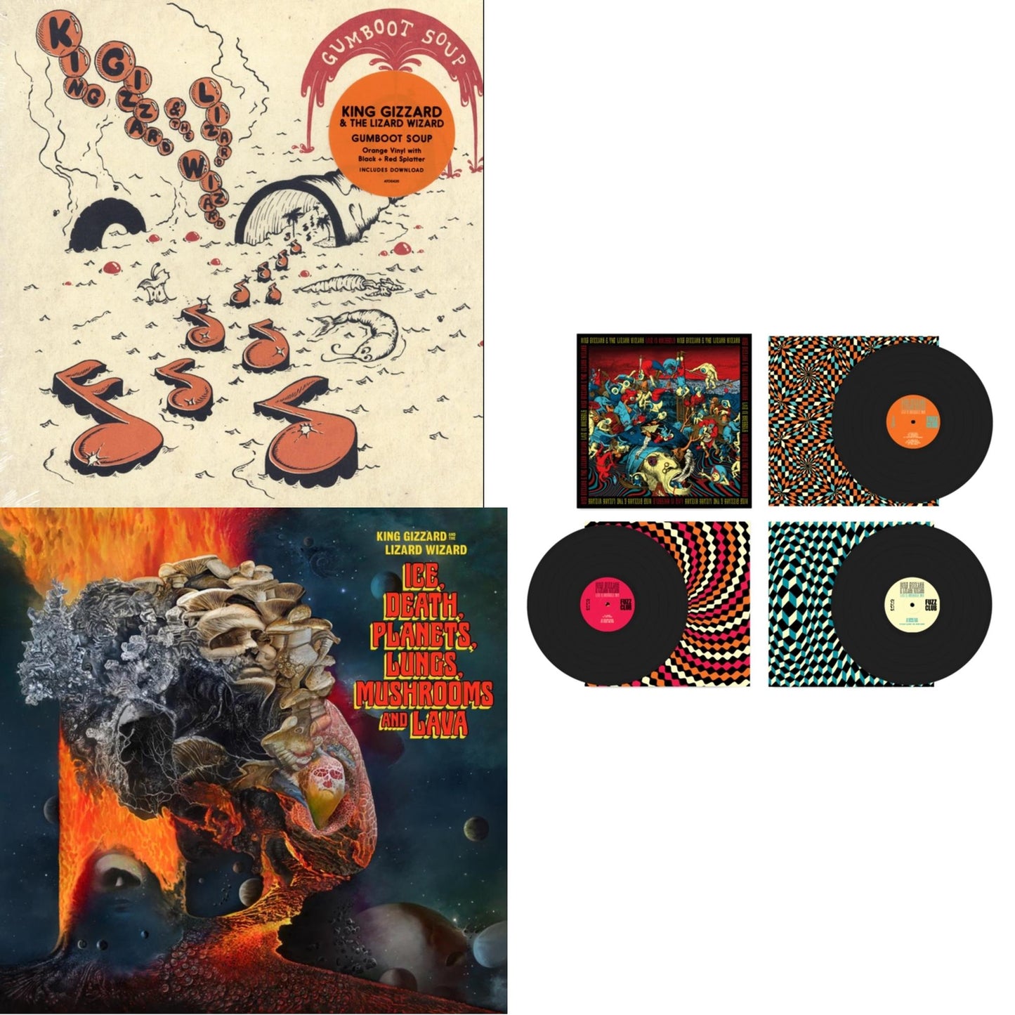 This is a 3 LP Vinyl SKU bundle.
1.This LP Vinyl is brand new.Format: LP VinylThis item's title is: Live In Brussels '19 (Fuzz Club Official Bootleg)Artist: King Gizzard & The Lizard WizardLabel: FUZZ CLUBBarcode: 5060467887106Release Date: 1/10/2025
2.This LP Vinyl is brand new.