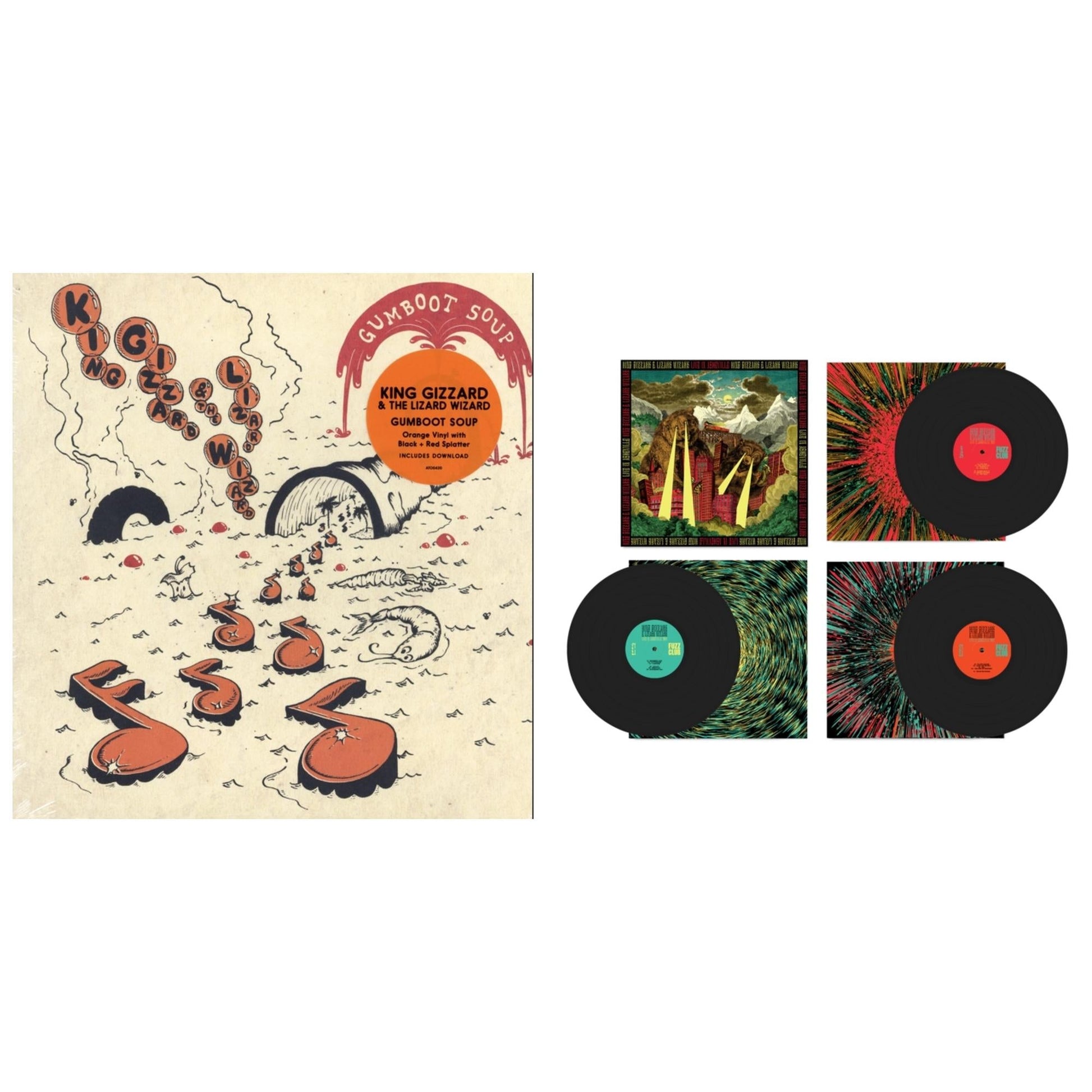 This is a 2 LP Vinyl SKU bundle.
1.This LP Vinyl is brand new.Format: LP VinylThis item's title is: Live In Adelaide '19 (Fuzz Club Official Bootleg)Artist: King Gizzard & The Lizard WizardLabel: FUZZ CLUBBarcode: 5060467887144Release Date: 1/10/2025
2.This LP Vinyl is brand new.