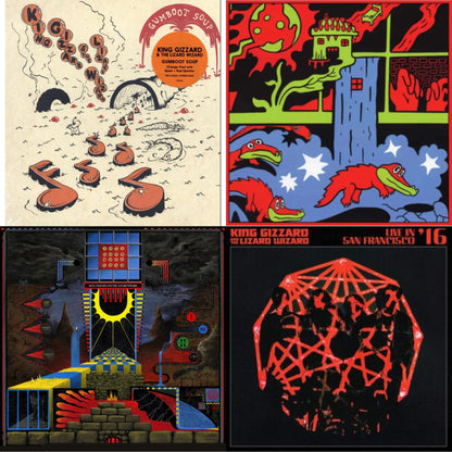 This is a 4 LP Vinyl SKU bundle.
1.This LP Vinyl is brand new.Format: LP VinylThis item's title is: Live In Paris '19 (Fuzz Club Official Bootleg)Artist: King Gizzard & The Lizard WizardLabel: FUZZ CLUBBarcode: 5060467887120Release Date: 5/28/2021
2.This LP Vinyl is brand new.