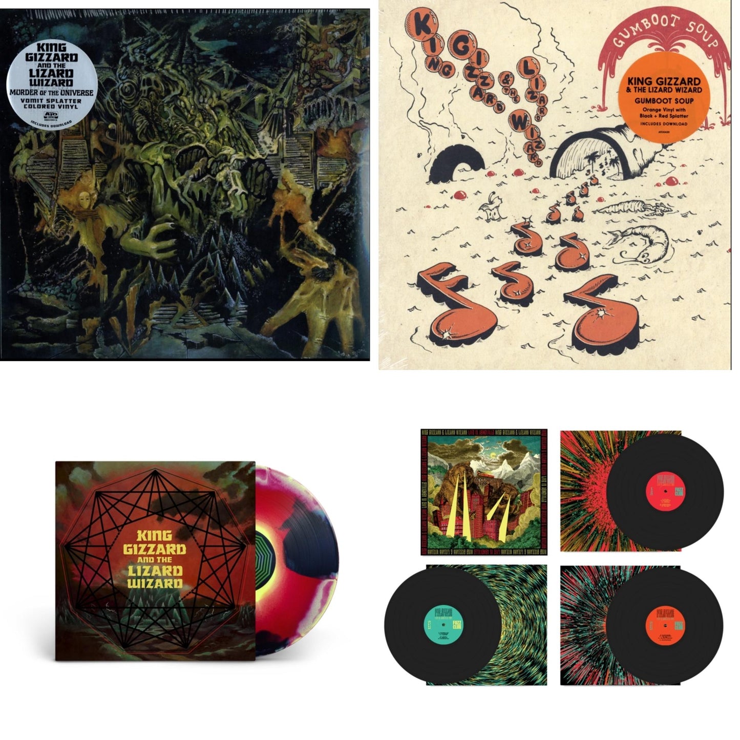 This is a 4 LP Vinyl SKU bundle.
1.This LP Vinyl is brand new.