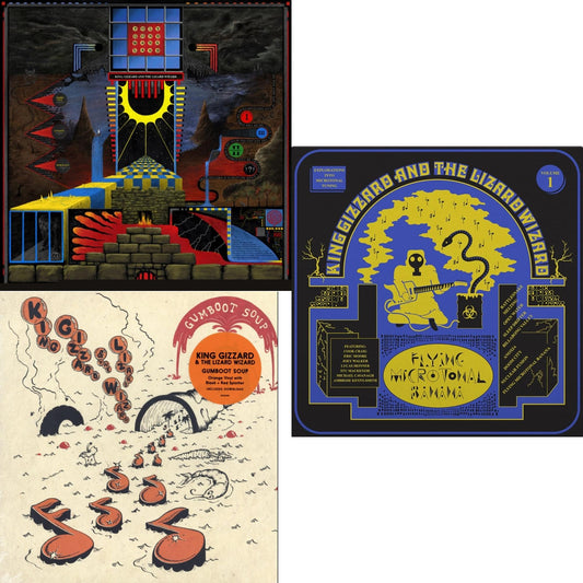 Polygondwanaland & Gumboot Soup & Flying Microtonal Banana (Randomly Colored Recycled LP Vinyl)