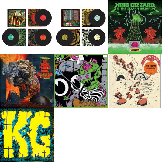 This is a 7 LP Vinyl SKU bundle.
1.This LP Vinyl is brand new.Format: LP VinylThis item's title is: Live In Adelaide '19 (Fuzz Club Official Bootleg)Artist: King Gizzard & The Lizard WizardLabel: FUZZ CLUBBarcode: 5060467887144Release Date: 1/10/2025
2.This LP Vinyl is brand new.