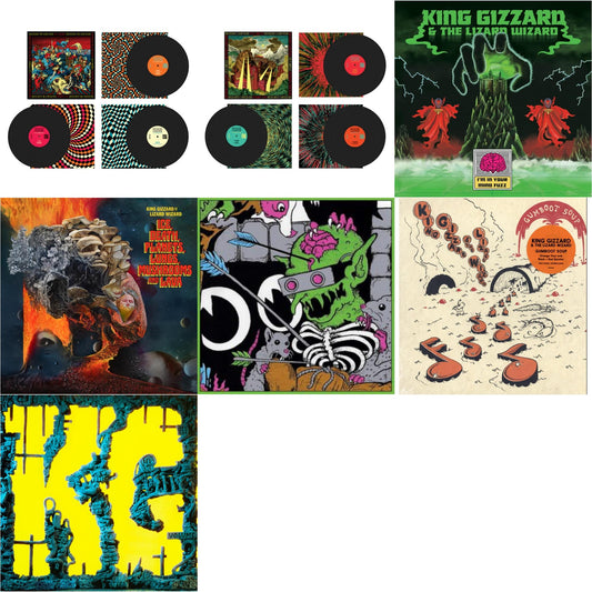 This is a 7 LP Vinyl SKU bundle.
1.This LP Vinyl is brand new.Format: LP VinylThis item's title is: Live In Brussels '19 (Fuzz Club Official Bootleg)Artist: King Gizzard & The Lizard WizardLabel: FUZZ CLUBBarcode: 5060467887106Release Date: 1/10/2025
2.This LP Vinyl is brand new.