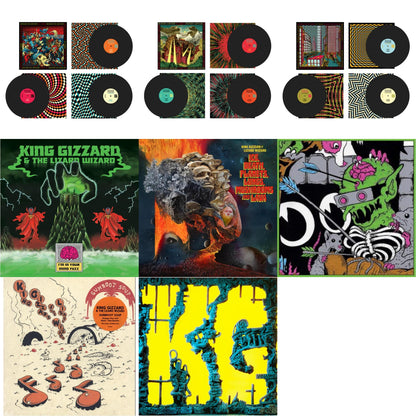 This is a 8 LP Vinyl SKU bundle.
1.This LP Vinyl is brand new.Format: LP VinylThis item's title is: Live In Brussels '19 (Fuzz Club Official Bootleg)Artist: King Gizzard & The Lizard WizardLabel: FUZZ CLUBBarcode: 5060467887106Release Date: 1/10/2025
2.This LP Vinyl is brand new.
