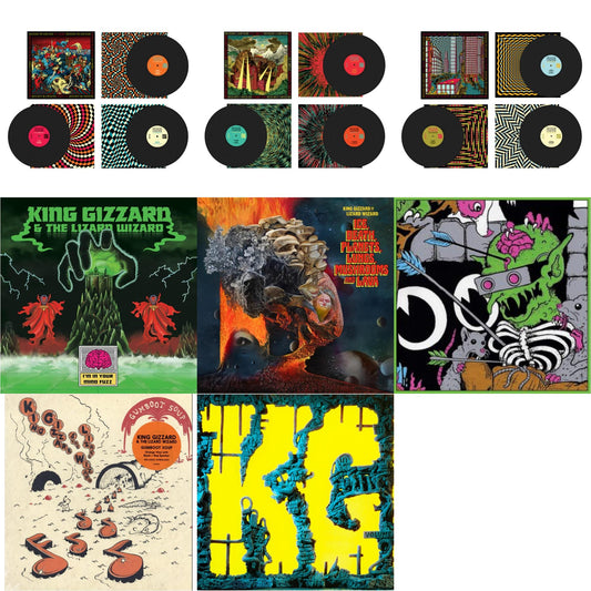 This is a 8 LP Vinyl SKU bundle.
1.This LP Vinyl is brand new.Format: LP VinylThis item's title is: Live In Brussels '19 (Fuzz Club Official Bootleg)Artist: King Gizzard & The Lizard WizardLabel: FUZZ CLUBBarcode: 5060467887106Release Date: 1/10/2025
2.This LP Vinyl is brand new.
