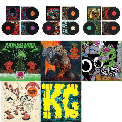 This is a 8 LP Vinyl SKU bundle.
1.This LP Vinyl is brand new.Format: LP VinylThis item's title is: Live In London '19 (Fuzz Club Official Bootleg)Artist: King Gizzard & The Lizard WizardLabel: FUZZ CLUBBarcode: 5060467887083Release Date: 1/10/2025
2.This LP Vinyl is brand new.