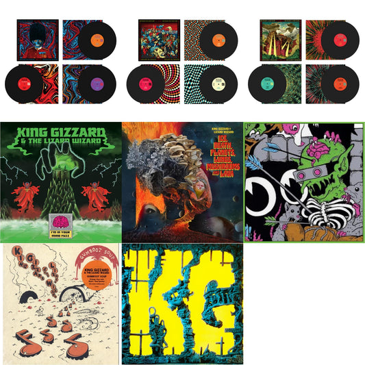 This is a 8 LP Vinyl SKU bundle.
1.This LP Vinyl is brand new.Format: LP VinylThis item's title is: Live In London '19 (Fuzz Club Official Bootleg)Artist: King Gizzard & The Lizard WizardLabel: FUZZ CLUBBarcode: 5060467887083Release Date: 1/10/2025
2.This LP Vinyl is brand new.