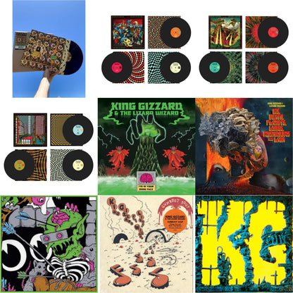 King Gizzard & The Lizard Wizard - Made In Timeland & Live In Brussels '19 (Fuzz Club Official Bootleg) & Live In Adelaide '19 (Fuzz Club Official Bootleg) & Live In Asheville '19 (Fuzz Club Official Bootleg) & I'm In Your Mind Fuzz & Ice, Death,
