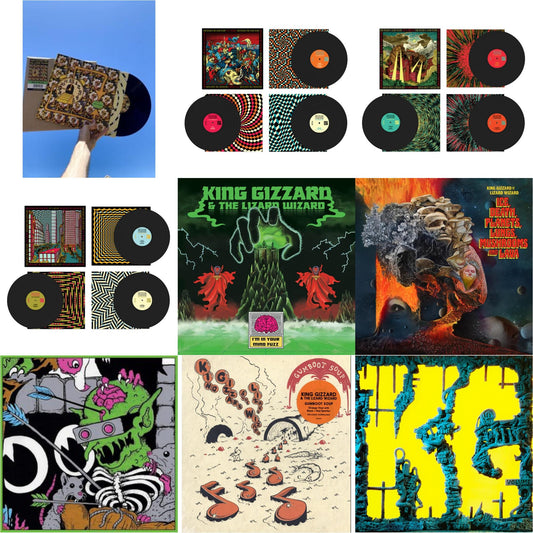 King Gizzard & The Lizard Wizard - Made In Timeland & Live In Brussels '19 (Fuzz Club Official Bootleg) & Live In Adelaide '19 (Fuzz Club Official Bootleg) & Live In Asheville '19 (Fuzz Club Official Bootleg) & I'm In Your Mind Fuzz & Ice, Death,