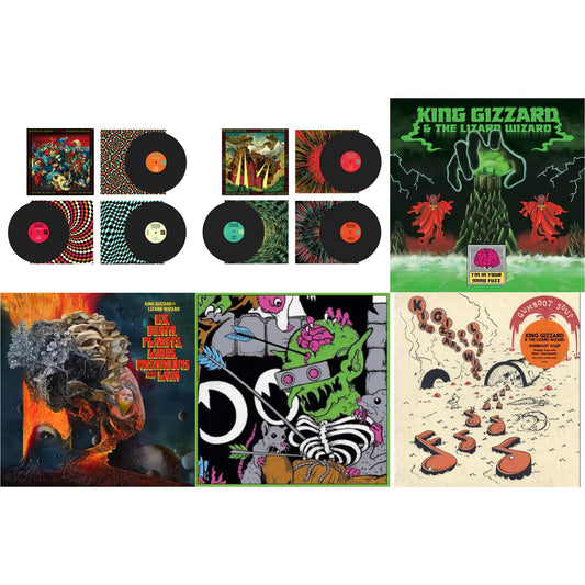 This is a 6 LP Vinyl SKU bundle.
1.This LP Vinyl is brand new.Format: LP VinylThis item's title is: Live In Brussels '19 (Fuzz Club Official Bootleg)Artist: King Gizzard & The Lizard WizardLabel: FUZZ CLUBBarcode: 5060467887106Release Date: 1/10/2025
2.This LP Vinyl is brand new.