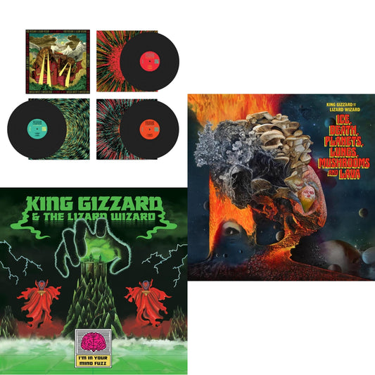 Live In Adelaide '19 (Fuzz Club Official Bootleg) & I'm In Your Mind Fuzz & Ice, Death, Planets, Lungs, Mushrooms & Lava (2LP/Recycled Black Wax Vinyl)