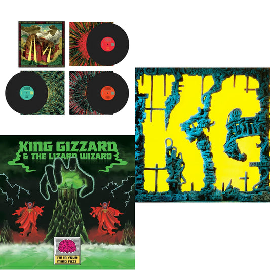 This is a 3 LP Vinyl SKU bundle.
1.This LP Vinyl is brand new.Format: LP VinylThis item's title is: Live In Adelaide '19 (Fuzz Club Official Bootleg)Artist: King Gizzard & The Lizard WizardLabel: FUZZ CLUBBarcode: 5060467887144Release Date: 1/10/2025
2.This LP Vinyl is brand new.