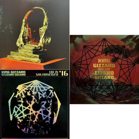 Infest The Rats' Nest (Red/Black LP Vinyl) & Live In San Francisco '16 (Deluxe/2LP/Fog/Sunburst Vinyl) & Nonagon Infinity (Alien Warp Drive Edition) (2LP/Coloured Vinyl)