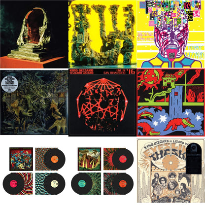 This is a 9 LP Vinyl SKU bundle.
1.This LP Vinyl is brand new.Format: LP VinylThis item's title is: Live In Brussels '19 (Fuzz Club Official Bootleg)Artist: King Gizzard & The Lizard WizardLabel: FUZZ CLUBBarcode: 5060467887106Release Date: 1/10/2025
2.This LP Vinyl is brand new.