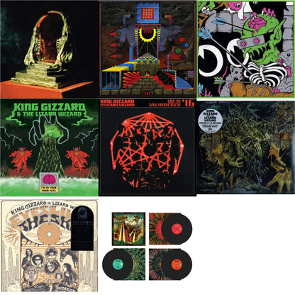 This is a 8 LP Vinyl SKU bundle.
1.This LP Vinyl is brand new.Format: LP VinylThis item's title is: Live In Adelaide '19 (Fuzz Club Official Bootleg)Artist: King Gizzard & The Lizard WizardLabel: FUZZ CLUBBarcode: 5060467887144Release Date: 1/10/2025
2.This LP Vinyl is brand new.