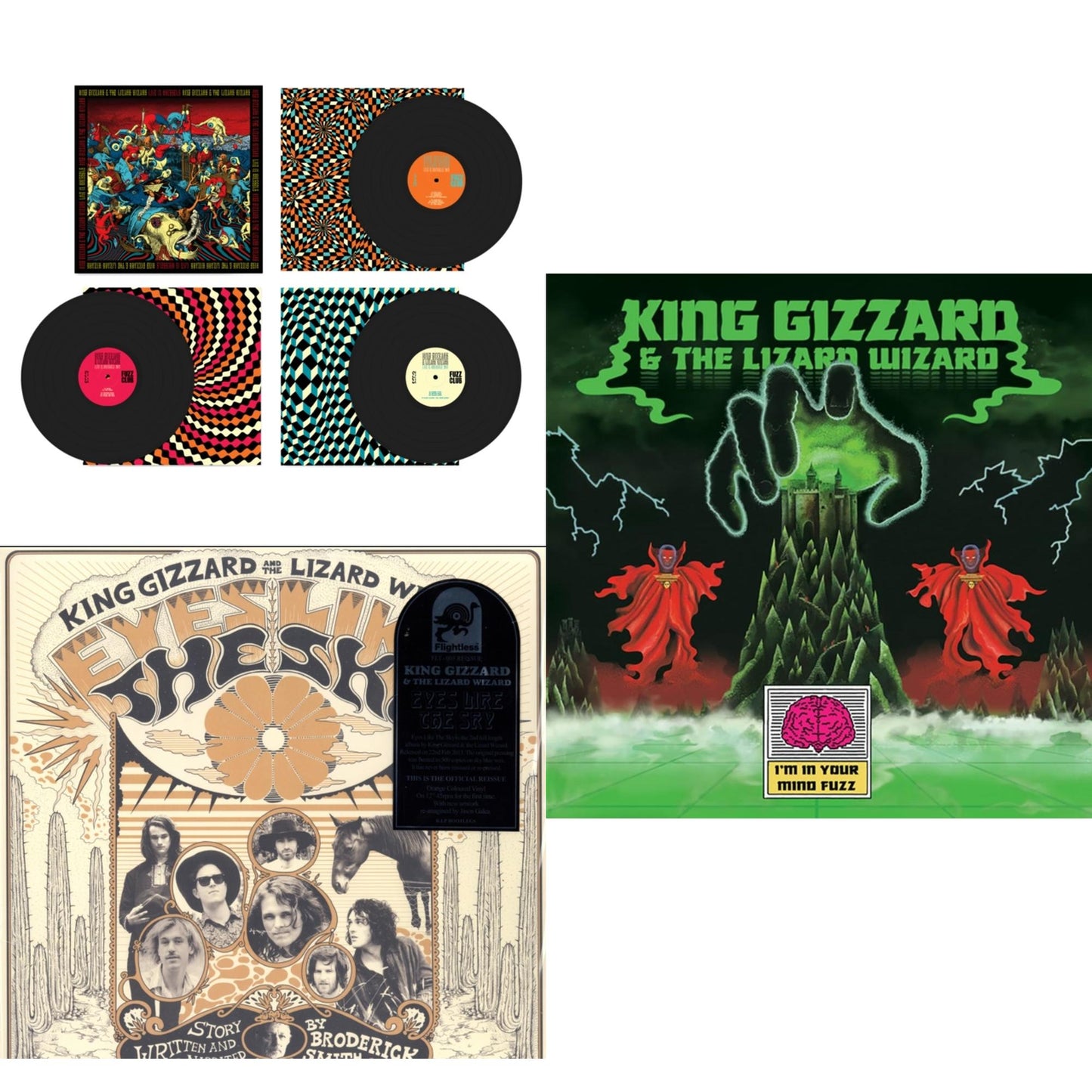 This is a 3 LP Vinyl SKU bundle.
1.This LP Vinyl is brand new.Format: LP VinylThis item's title is: Live In Brussels '19 (Fuzz Club Official Bootleg)Artist: King Gizzard & The Lizard WizardLabel: FUZZ CLUBBarcode: 5060467887106Release Date: 1/10/2025
2.This LP Vinyl is brand new.