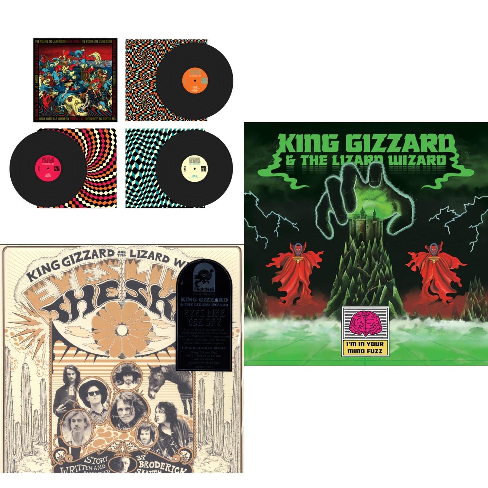 This is a 3 LP Vinyl SKU bundle.
1.This LP Vinyl is brand new.Format: LP VinylThis item's title is: Live In Brussels '19 (Fuzz Club Official Bootleg)Artist: King Gizzard & The Lizard WizardLabel: FUZZ CLUBBarcode: 5060467887106Release Date: 1/10/2025
2.This LP Vinyl is brand new.