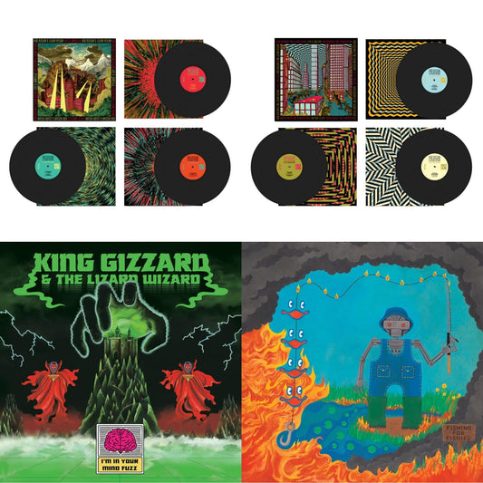 Live In Adelaide '19 (Fuzz Club Official Bootleg) & Live In Asheville '19 (Fuzz Club Official Bootleg) & I'm In Your Mind Fuzz & Fishing For Fishies (Oil Spill Edition LP Vinyl)