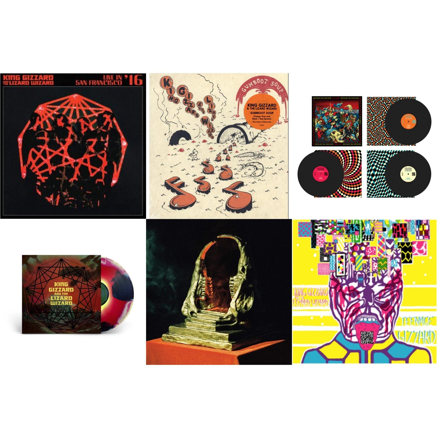 This is a 6 LP Vinyl SKU bundle.
1.This LP Vinyl is brand new.Format: LP VinylThis item's title is: Live In Brussels '19 (Fuzz Club Official Bootleg)Artist: King Gizzard & The Lizard WizardBarcode: 5060467887106Release Date: 1/10/2025
2.This LP Vinyl is brand new.