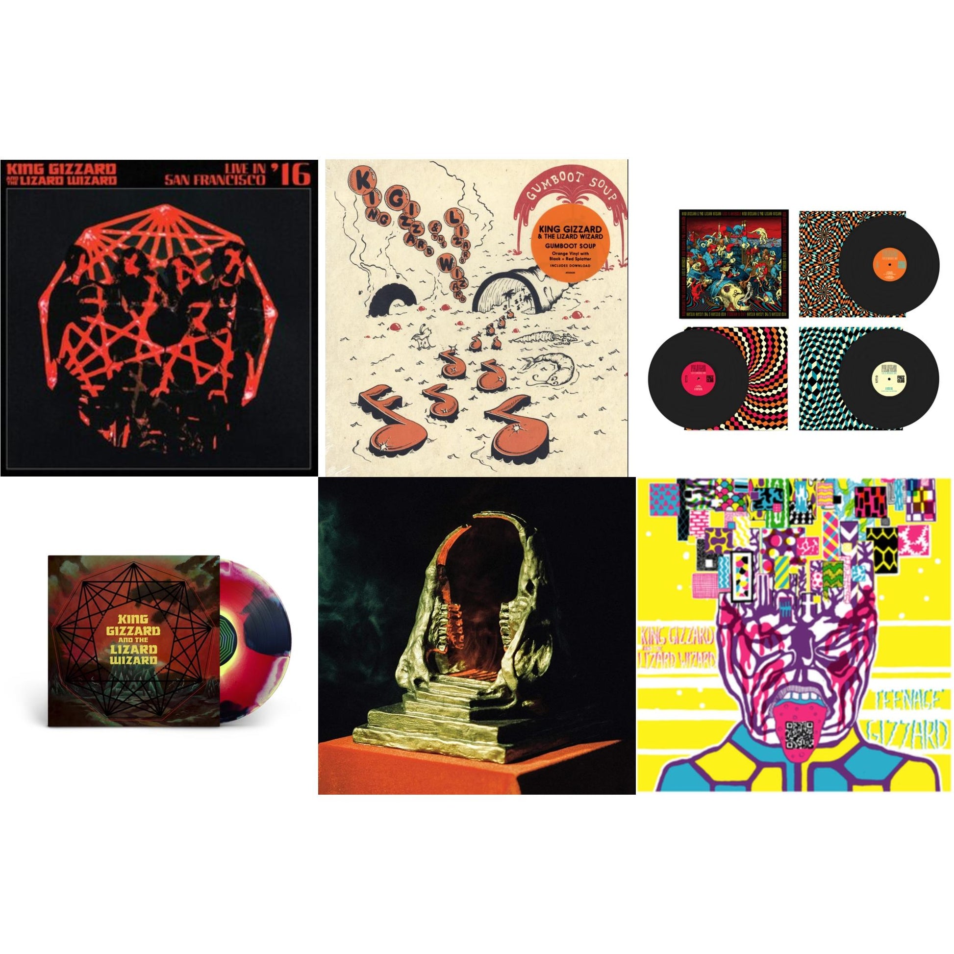 This is a 6 LP Vinyl SKU bundle.
1.This LP Vinyl is brand new.Format: LP VinylThis item's title is: Live In Brussels '19 (Fuzz Club Official Bootleg)Artist: King Gizzard & The Lizard WizardBarcode: 5060467887106Release Date: 1/10/2025
2.This LP Vinyl is brand new.