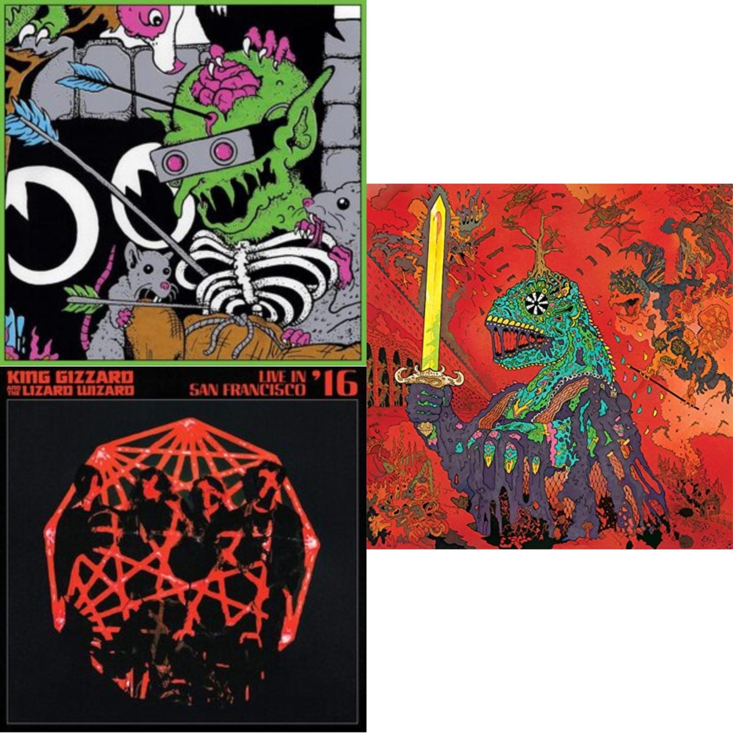 This is a 3 LP Vinyl SKU bundle.
1.This LP Vinyl is brand new.Format: LP VinylMusic Style: Stoner RockThis item's title is: Live In Brussels '19 (140G/3LP)Artist: King Gizzard & The Lizard WizardLabel: DRASTIC PLASTICBarcode: 856684006032Release Date: 9/3/2021
2.