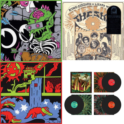 This is a 4 LP Vinyl SKU bundle.
1.This LP Vinyl is brand new.Format: LP VinylThis item's title is: Live In Paris '19 (Fuzz Club Official Bootleg)Artist: King Gizzard & The Lizard WizardLabel: FUZZ CLUBBarcode: 5060467887120Release Date: 5/28/2021
2.This LP Vinyl is brand new.