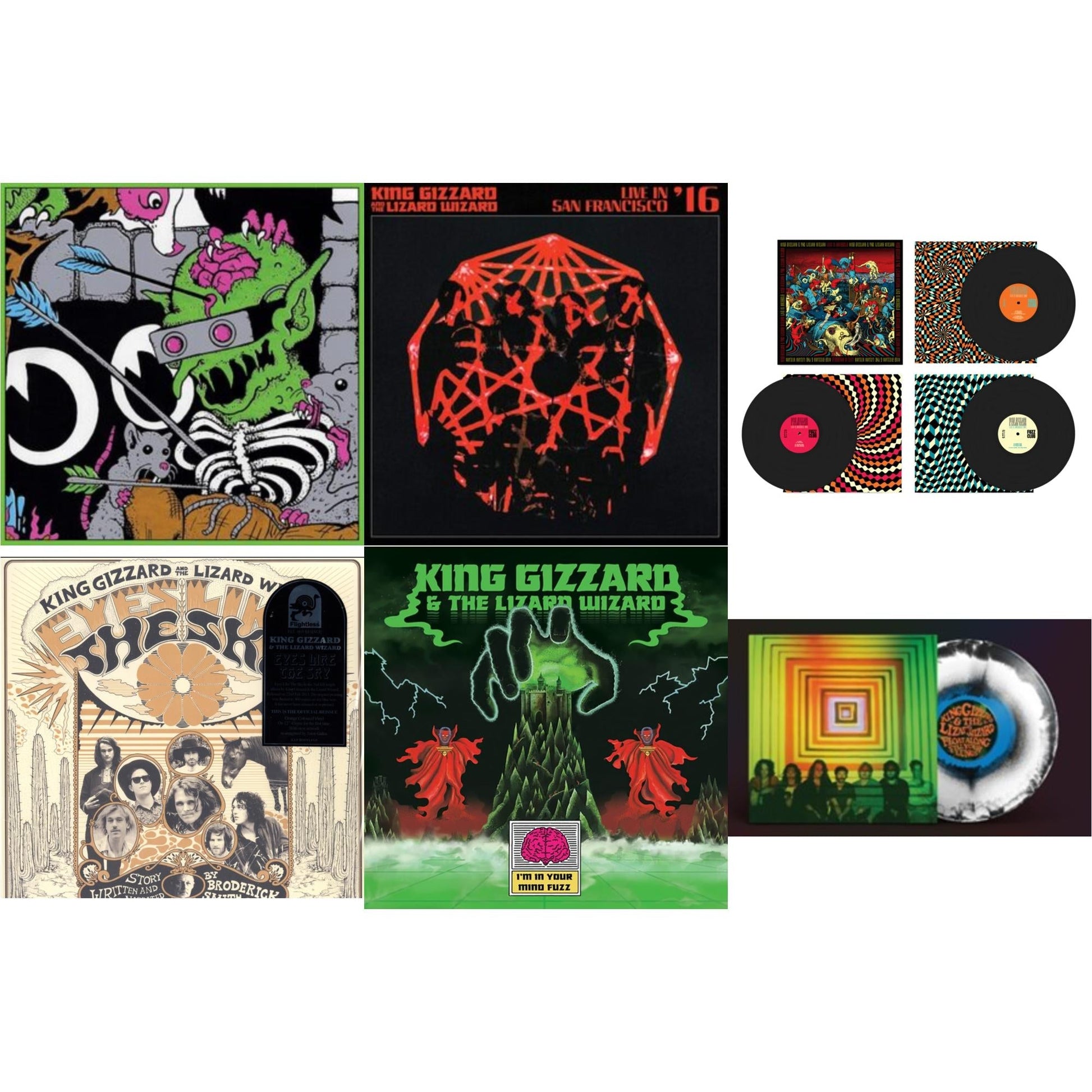 This is a 6 LP Vinyl SKU bundle.
1.This LP Vinyl is brand new.Format: LP VinylThis item's title is: Live In Brussels '19 (Fuzz Club Official Bootleg)Artist: King Gizzard & The Lizard WizardLabel: FUZZ CLUBBarcode: 5060467887106Release Date: 1/10/2025
2.This LP Vinyl is brand new.