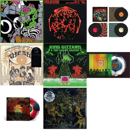 This is a 8 LP Vinyl SKU bundle.
1.This LP Vinyl is brand new.Format: LP VinylMusic Style: Stoner RockThis item's title is: Live In Brussels '19 (140G/3LP)Artist: King Gizzard & The Lizard WizardLabel: DRASTIC PLASTICBarcode: 856684006032Release Date: 9/3/2021
2.
