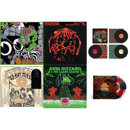 This is a 6 LP Vinyl SKU bundle.
1.This LP Vinyl is brand new.Format: LP VinylMusic Style: Stoner RockThis item's title is: Live In Brussels '19 (140G/3LP)Artist: King Gizzard & The Lizard WizardLabel: DRASTIC PLASTICBarcode: 856684006032Release Date: 9/3/2021
2.