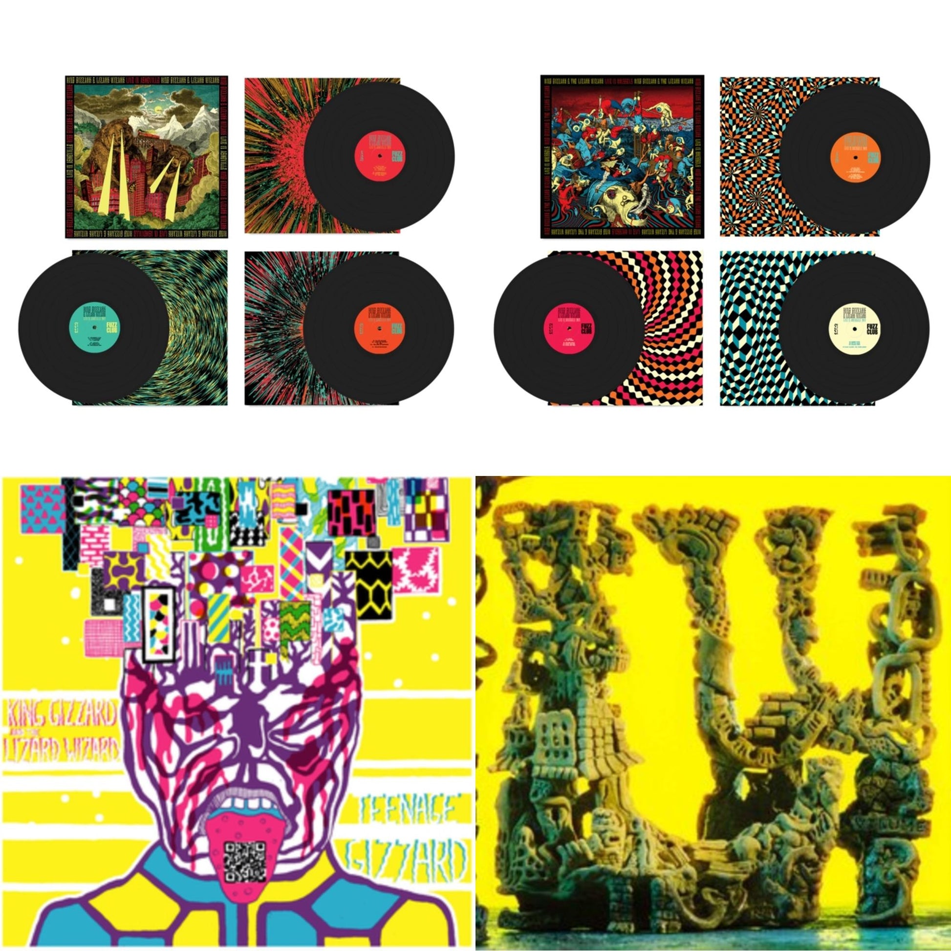 This is a 4 LP Vinyl SKU bundle.
1.This LP Vinyl is brand new.Format: LP VinylThis item's title is: Live In Brussels '19 (Fuzz Club Official Bootleg)Artist: King Gizzard & The Lizard WizardLabel: FUZZ CLUBBarcode: 5060467887106Release Date: 1/10/2025
2.This LP Vinyl is brand new.