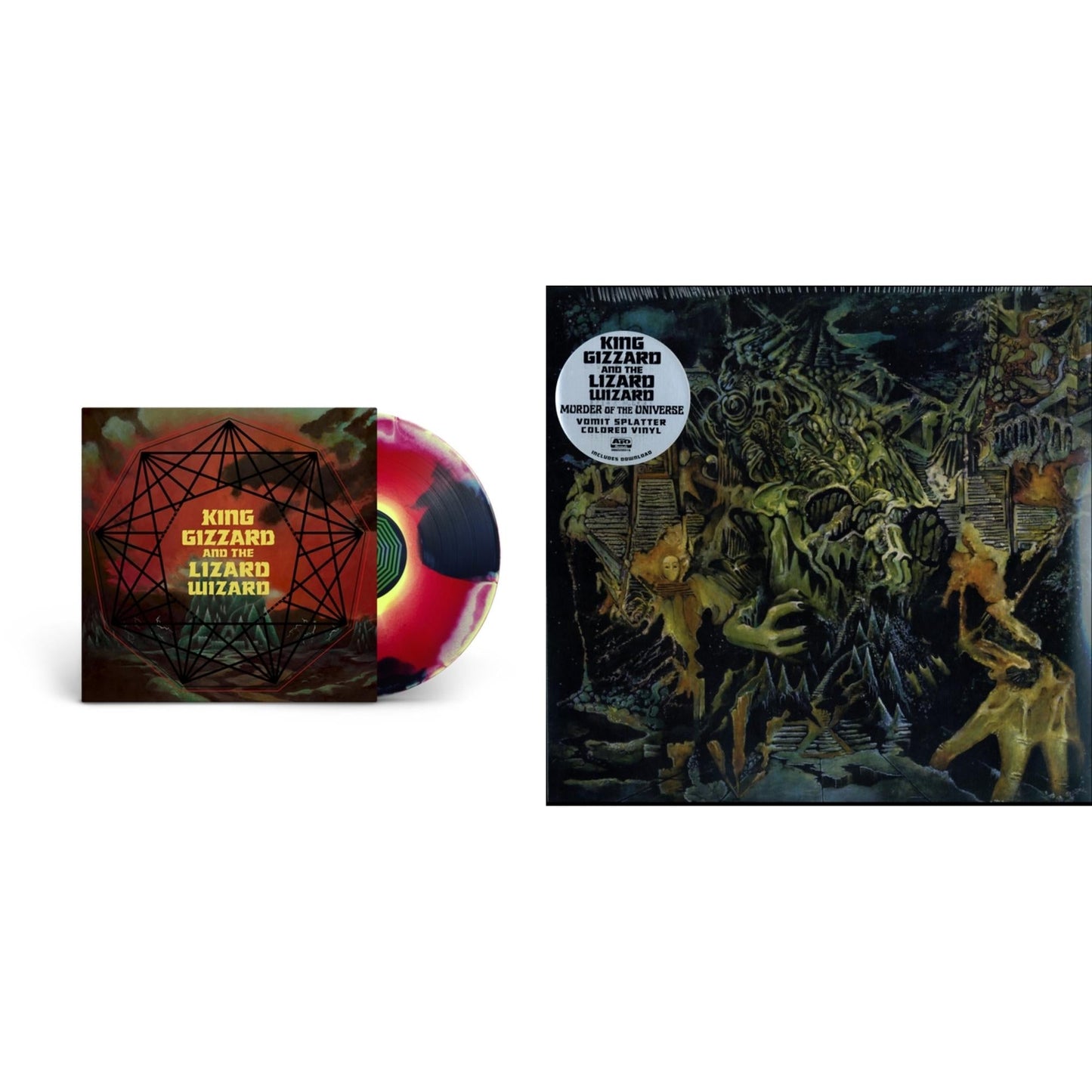 This is a 2 LP Vinyl SKU bundle.
1.This LP Vinyl is brand new.Format: LP VinylMusic Style: Alternative RockThis item's title is: Nonagon Infinity (Yellow/Red/Black LP Vinyl)Artist: King Gizzard & The Lizard WizardLabel: ATO RECORDSBarcode: 880882413613Release Date: 8/6/2020
2.