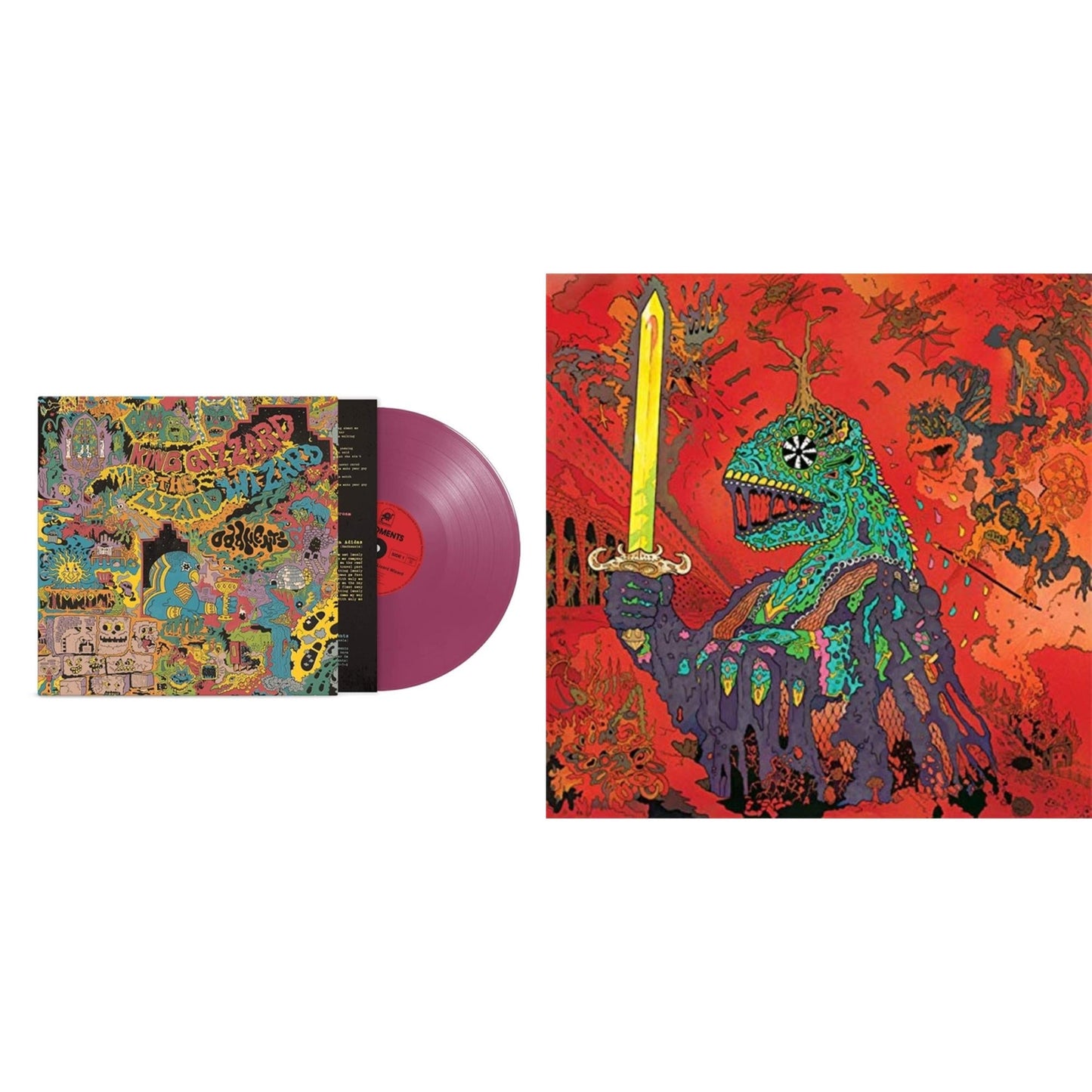 This is a 2 LP Vinyl SKU bundle.
1.This LP Vinyl is brand new.Format: LP VinylMusic Style: Psychedelic RockThis item's title is: Oddments (Plum LP Vinyl)Artist: King Gizzard & The Lizard WizardLabel: ATO RECORDSBarcode: 880882339715Release Date: 11/2/2018
2.