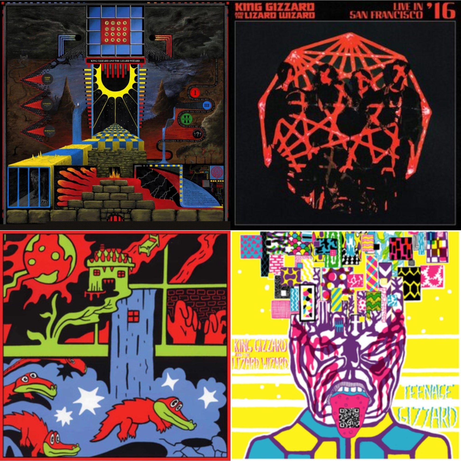 This is a 4 LP Vinyl SKU bundle.
1.This LP Vinyl is brand new.Format: LP VinylThis item's title is: Live In Paris '19 (Fuzz Club Official Bootleg)Artist: King Gizzard & The Lizard WizardBarcode: 5060467887120Release Date: 5/28/2021
2.This LP Vinyl is brand new.