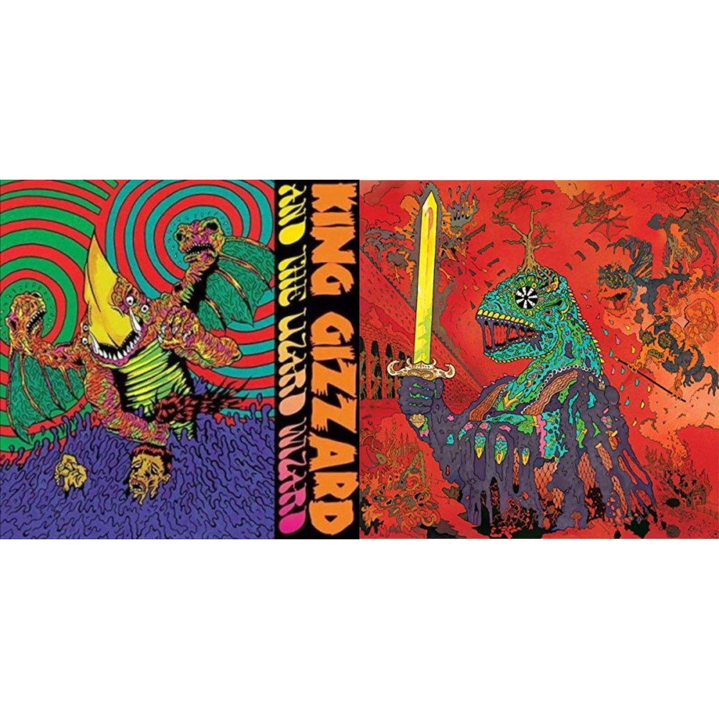 This is a 2 LP Vinyl SKU bundle.
1.This LP Vinyl is brand new.Format: LP VinylMusic Style: Garage RockThis item's title is: Willoughby's Beach (Tangerine LP Vinyl)Artist: King Gizzard & The Lizard WizardLabel: ATO RECORDSBarcode: 880882339319Release Date: 11/16/2018
2.