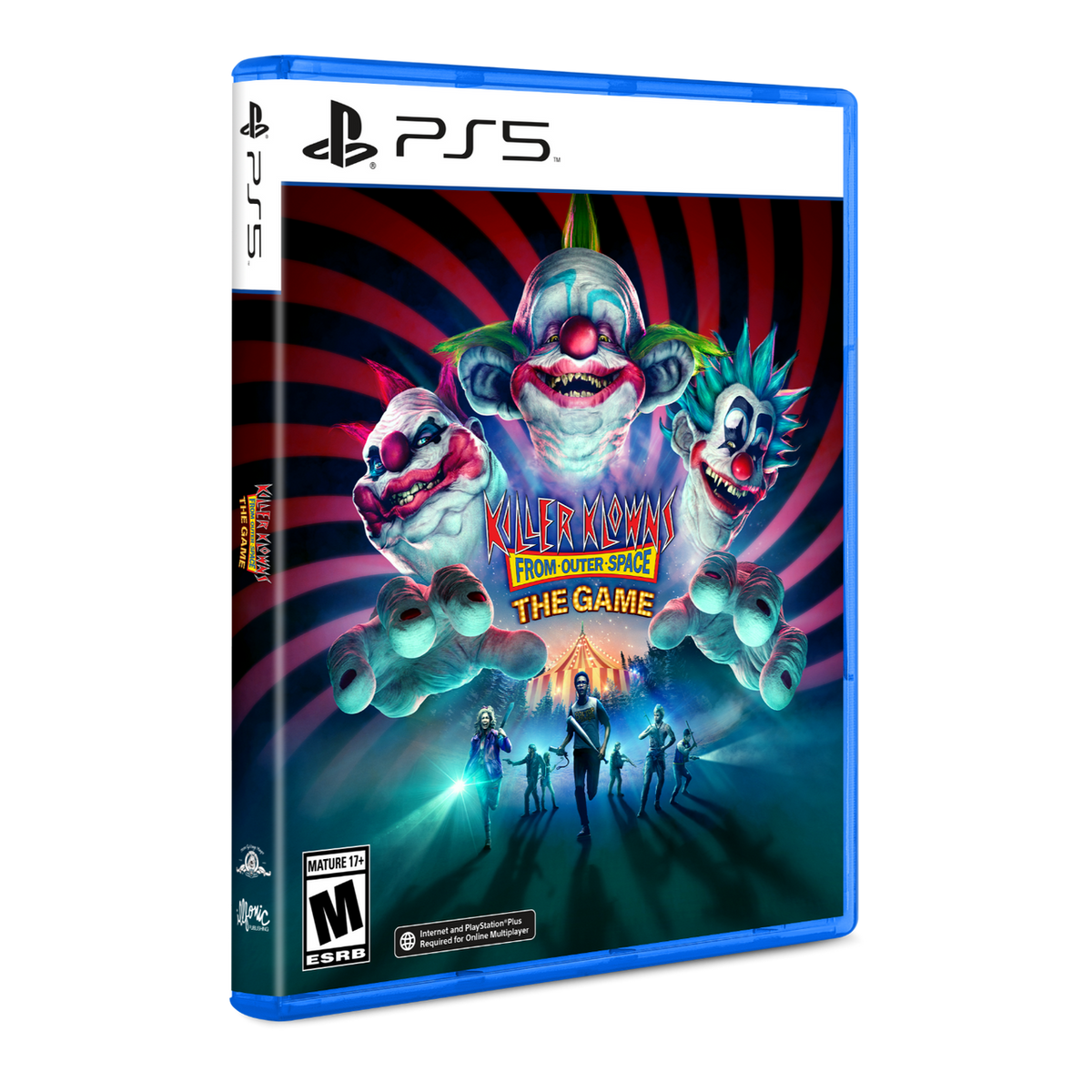 This is brand new.Killer Klowns from Outer Space: The Game is an asymmetrical multiplayer horror based on the iconic ‘80s film.