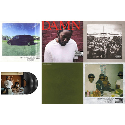 This is a 6 LP Vinyl SKU bundle.
1.This LP Vinyl is brand new.Format: LP VinylMusic Style: Post-PunkThis item's title is: Good Kid, M.A.A.D CityArtist: Kendrick LamarLabel: IGABarcode: 602537192267Release Date: 10/22/2012
2.This LP Vinyl is brand new.