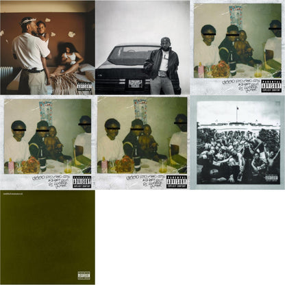 Mr. Morale & The Big Steppers (X) & Gnx (X) & Good Kid, M.A.A.D City & Good Kid, M.A.A.D City & Good Kid, M.A.A.D City (Remixes) & To Pimp A Butterfly & Untitled Unmastered (X)