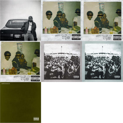 Gnx (X) & Good Kid, M.A.A.D City & Good Kid, M.A.A.D City & Good Kid, M.A.A.D City (Remixes) & To Pimp A Butterfly & To Pimp A Butterfly & Untitled Unmastered (X)