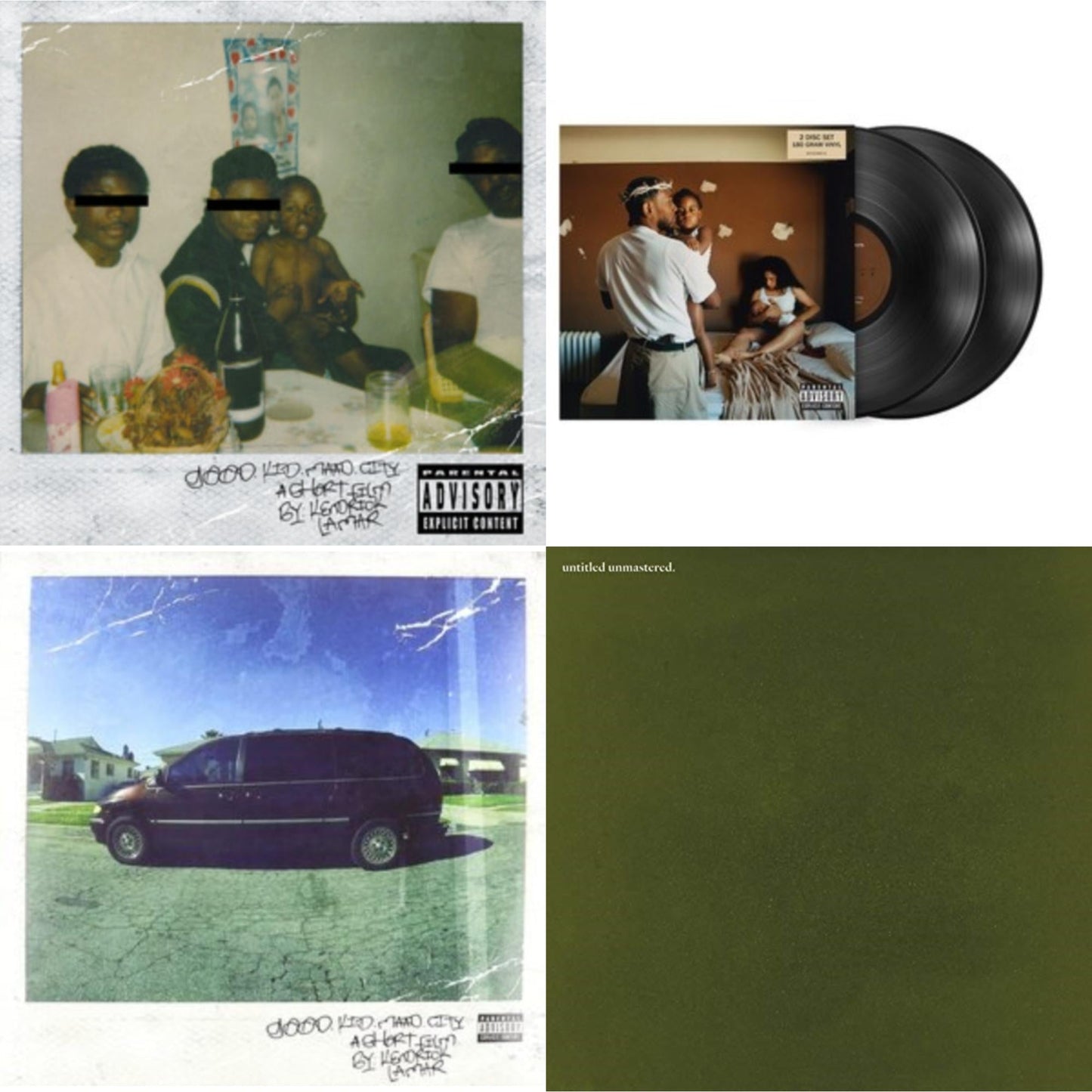 This is a 4 LP Vinyl SKU bundle.
1.This LP Vinyl is brand new.Format: LP VinylMusic Style: ConsciousThis item's title is: Good Kid, M.A.A.