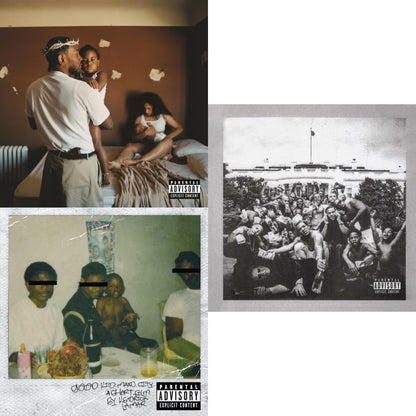 Kendrick Lamar - Mr. Morale & The Big Steppers (X) & Good Kid, M.A.A.D City & To Pimp A Butterfly - CD Bundle