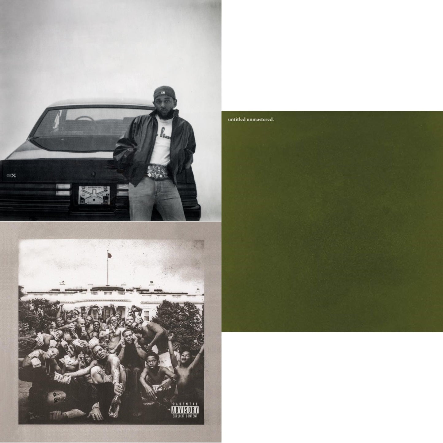 Gnx (X) & To Pimp A Butterfly & Untitled Unmastered