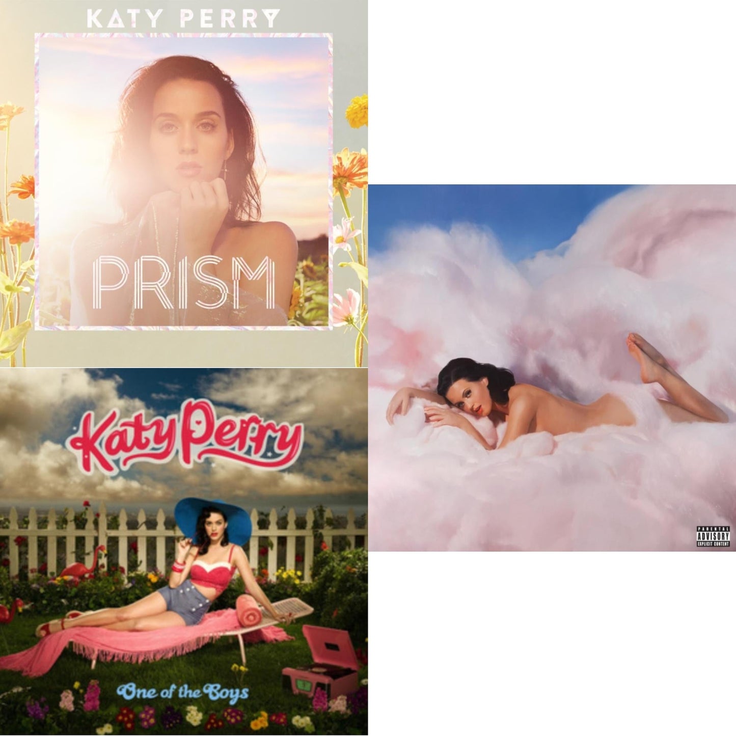 This is a 3 LP Vinyl SKU bundle.
1.This LP Vinyl is brand new.Format: LP VinylMusic Style: Soft RockThis item's title is: One Of The BoysArtist: Katy PerryLabel: CAPITOLBarcode: 5099950424917Release Date: 2/10/2009
2.This LP Vinyl is brand new.