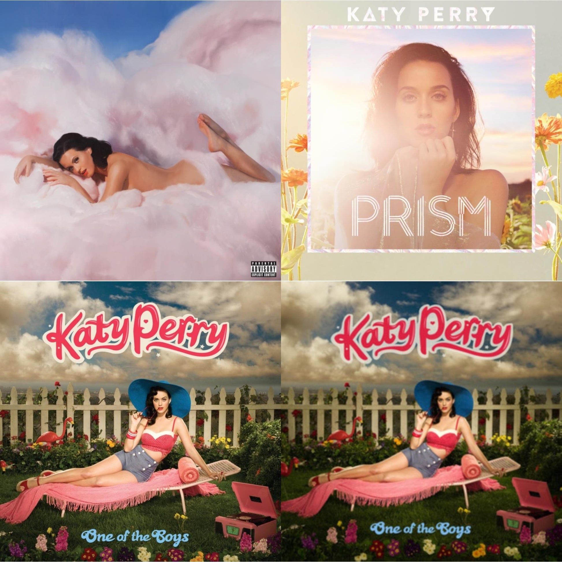 This is a 4 LP Vinyl SKU bundle.
1.This LP Vinyl is brand new.Format: LP VinylMusic Style: Synth-popThis item's title is: Teenage Dream (X) (2LP) (Reissue)Artist: Katy PerryLabel: CAPITOLBarcode: 602455740663Release Date: 10/20/2023
2.This LP Vinyl is brand new.