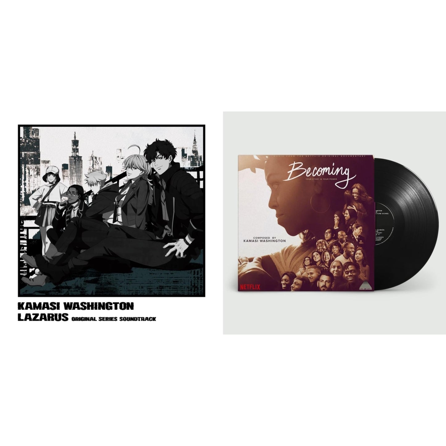 Lazarus (Adult Swim Ost) (Opaque Grey LP Vinyl) & Becoming (Music From The Netflix Original Documentary)
