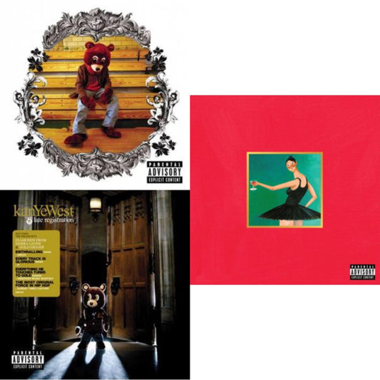 College Dropout & Late Registration & My Beautiful Dark Twisted Fantasy