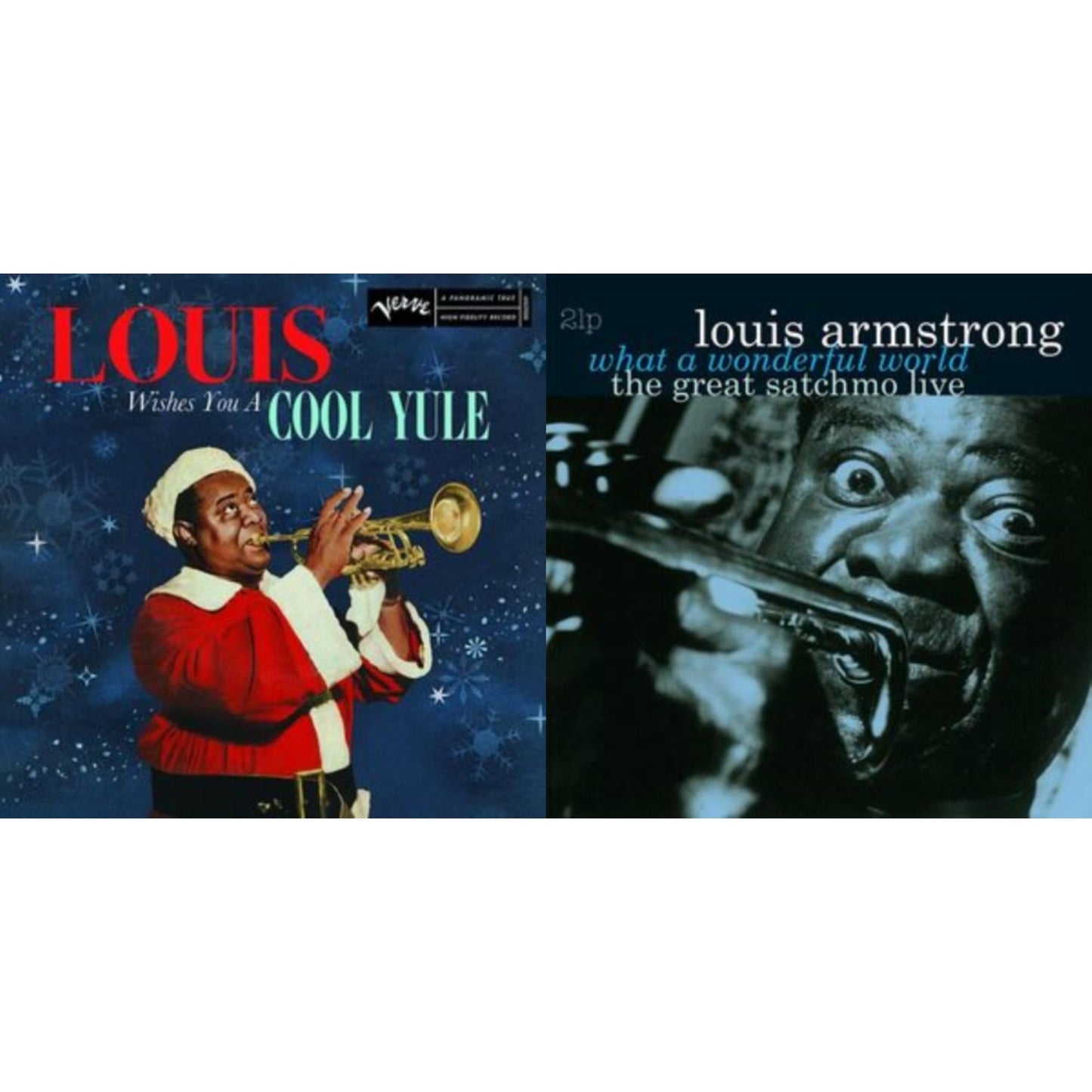 Louis Wishes You A Cool Yule & What A Wonderful World: Great Satchmo Live (180G)