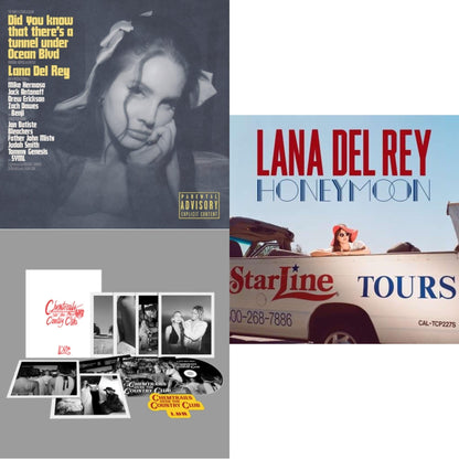 This is a 3 CD SKU bundle.
1.This CD is brand new.Format: CDMusic Style: Alt-PopThis item's title is: Did You Know That There’S A Tunnel Under Ocean Blvd (X)Artist: Lana Del ReyLabel: INTERSCOPEBarcode: 602448591753Release Date: 3/24/2023
2.This CD is brand new.