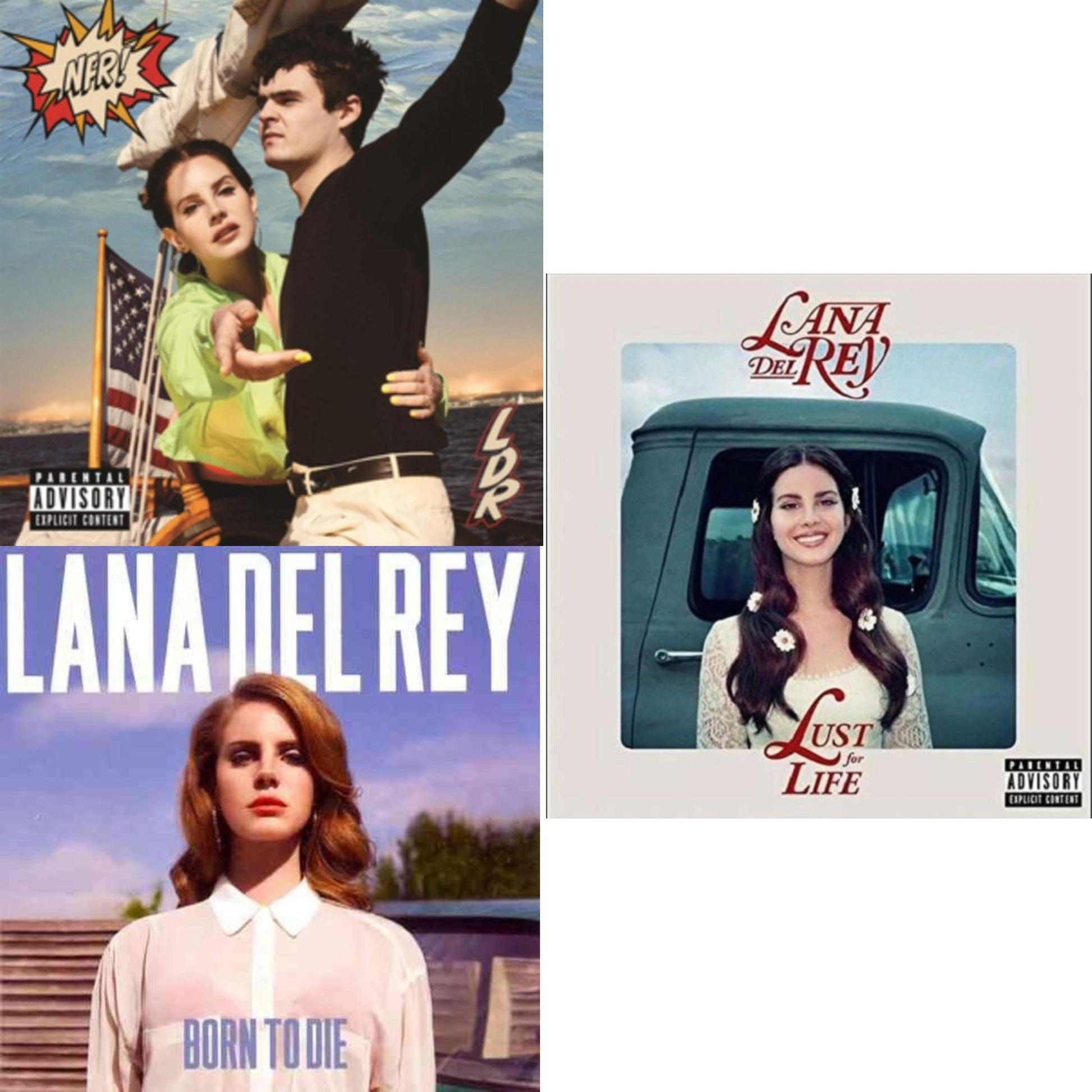 This is a 3 CD SKU bundle.
1.This CD is brand new.Format: CDMusic Style: Psychedelic RockThis item's title is: Nfr!Artist: Lana Del ReyLabel: INTERSCOPEBarcode: 602508075889Release Date: 8/30/2019
2.This CD is brand new.