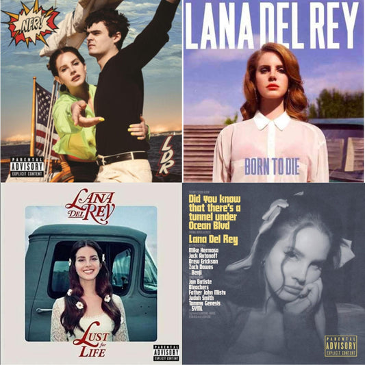 This is a 4 CD SKU bundle.
1.This CD is brand new.Format: CDMusic Style: Psychedelic RockThis item's title is: Nfr!Artist: Lana Del ReyLabel: INTERSCOPEBarcode: 602508075889Release Date: 8/30/2019
2.This CD is brand new.