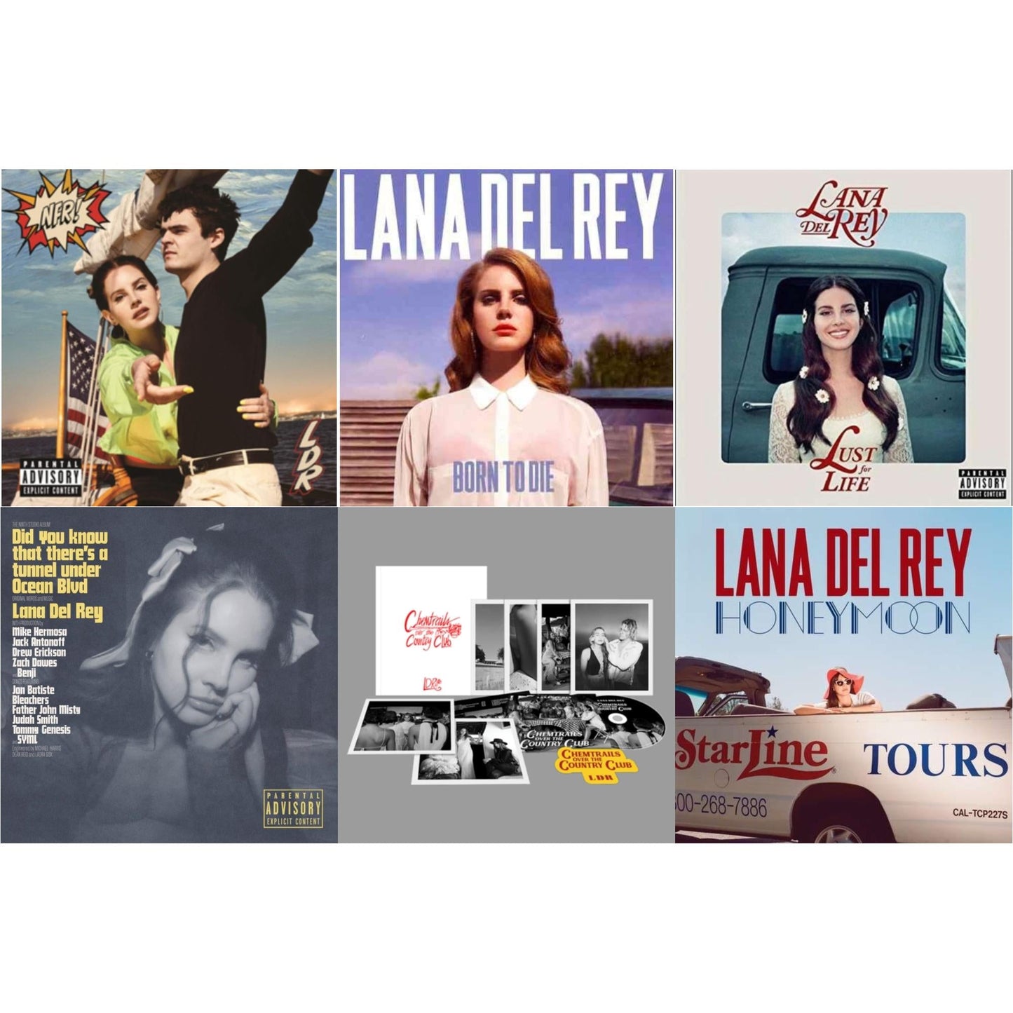 This is a 6 CD SKU bundle.
1.This CD is brand new.Format: CDMusic Style: Psychedelic RockThis item's title is: Nfr!Artist: Lana Del ReyLabel: INTERSCOPEBarcode: 602508075889Release Date: 8/30/2019
2.This CD is brand new.